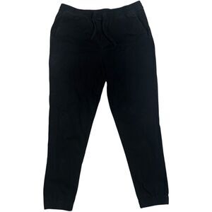 Men's Skinny Jeans George Size M 32-34 Stretch Denim Black Drawstring Pockets